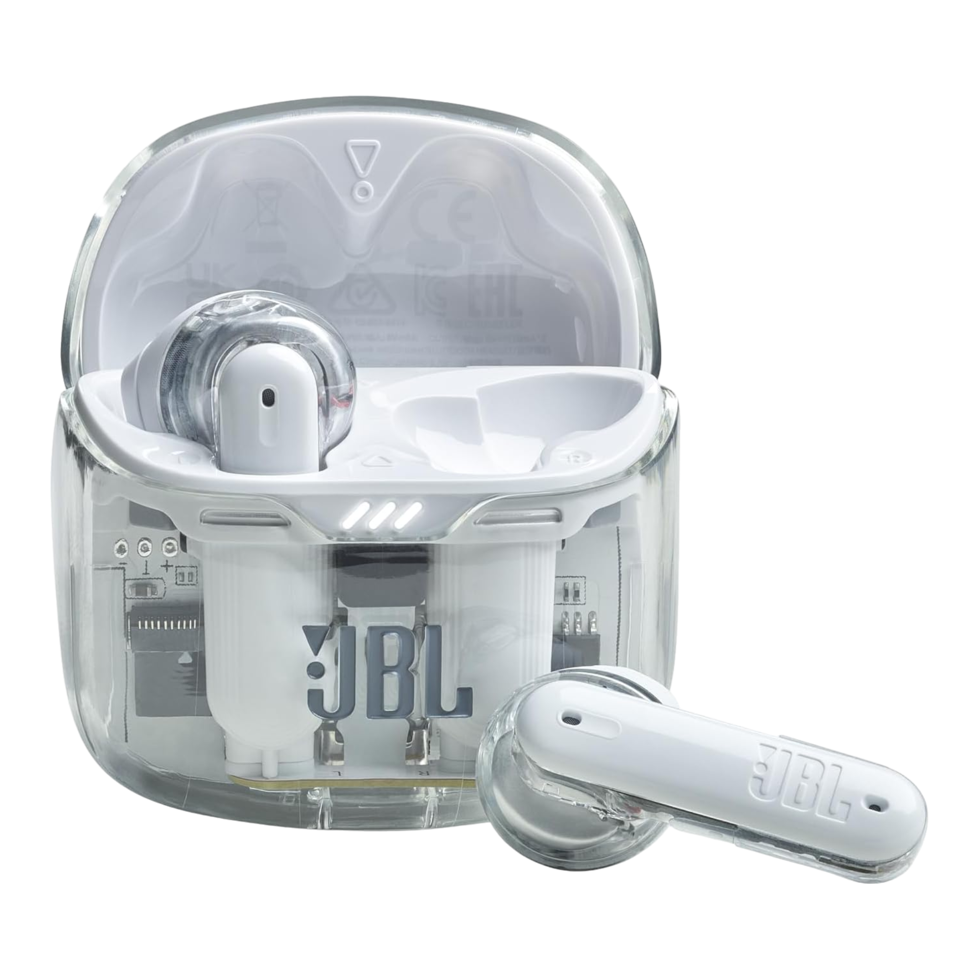 JBL Tune Flex True wireless Noise Cancelling earbuds Ghost White - alAsil